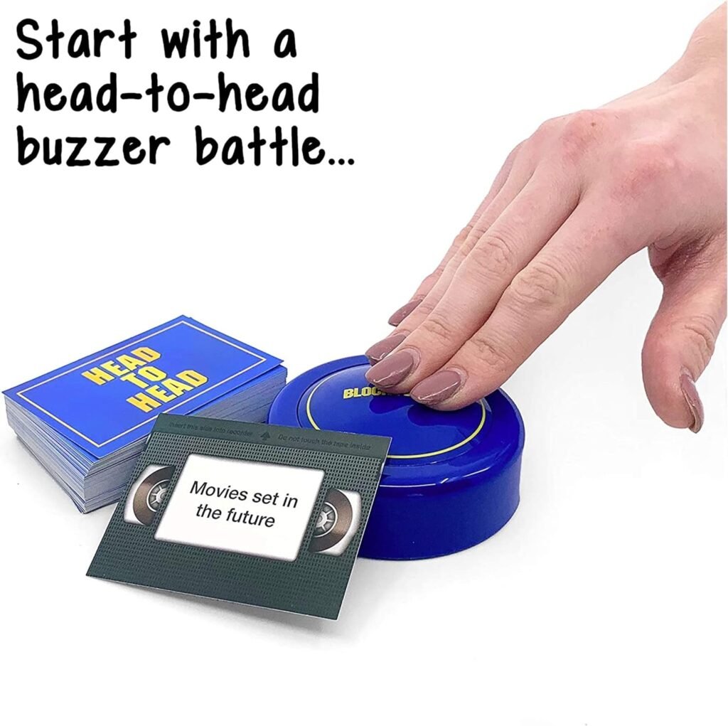 Blockbuster and Chill: 2 Player Movie Board Game For Adults and Families