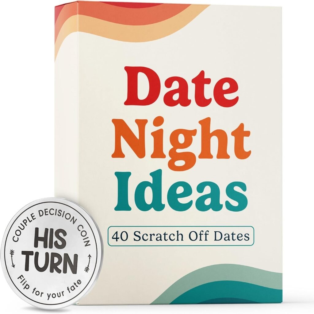 Couples Gift Ideas, Scratch Off Couple Games for Date Night, Card Games for Couples - Date Night Adventure - Anniversary, Engagement Gifts for Boyfriend, Him, Her, Girlfriend, Husband