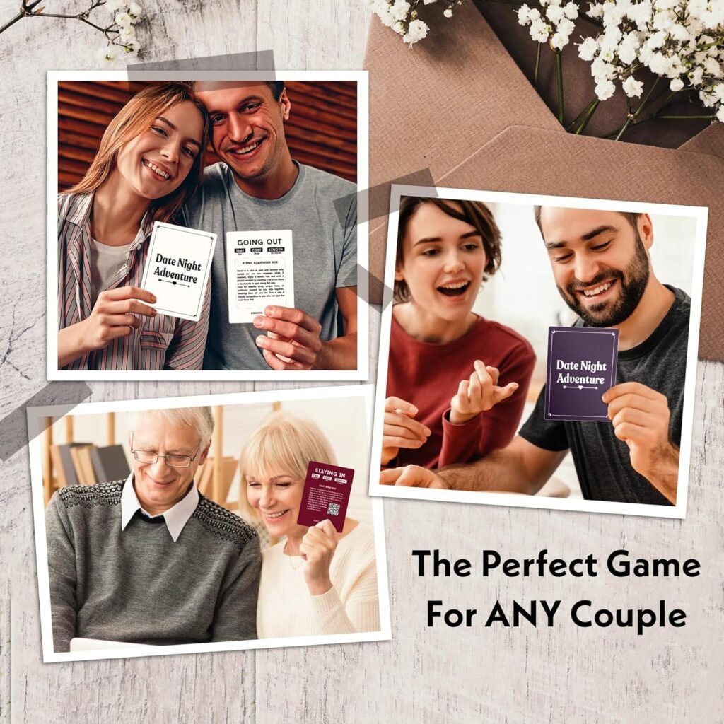 Couples Gift Ideas, Scratch Off Couple Games for Date Night, Card Games for Couples - Date Night Adventure - Anniversary, Engagement Gifts for Boyfriend, Him, Her, Girlfriend, Husband