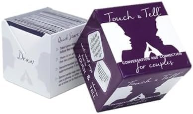 Touch  Tell - Conversation Couples Card Game for Connecting on a Deeper Level - Romantic Relationship Card Game to Play Together for Date Night