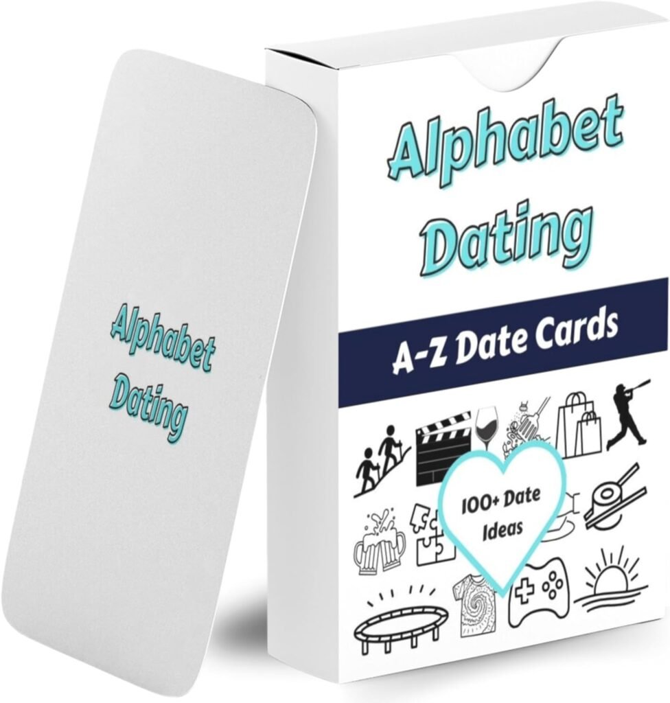 Alphabet Dating Cards, Unique Date Night Ideas, Couples Games for Fun and Romantic Date Nights, for Couples (100+ Date Ideas)