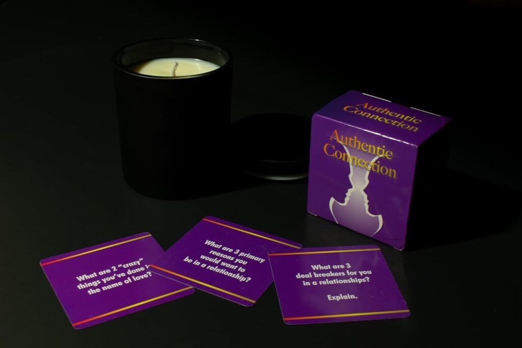 Relationship Card Game for Couples Date Night Cards - Couples Intimate Romantic Game for Deeper Love and Understanding – Therapy, Intimacy, Connecting, Wedding Present, Bridal Shower