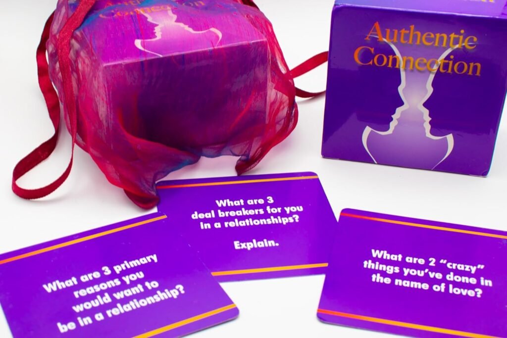 Relationship Card Game for Couples Date Night Cards - Couples Intimate Romantic Game for Deeper Love and Understanding – Therapy, Intimacy, Connecting, Wedding Present, Bridal Shower