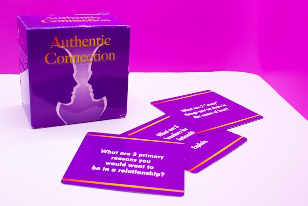 Relationship Card Game for Couples Date Night Cards - Couples Intimate Romantic Game for Deeper Love and Understanding – Therapy, Intimacy, Connecting, Wedding Present, Bridal Shower