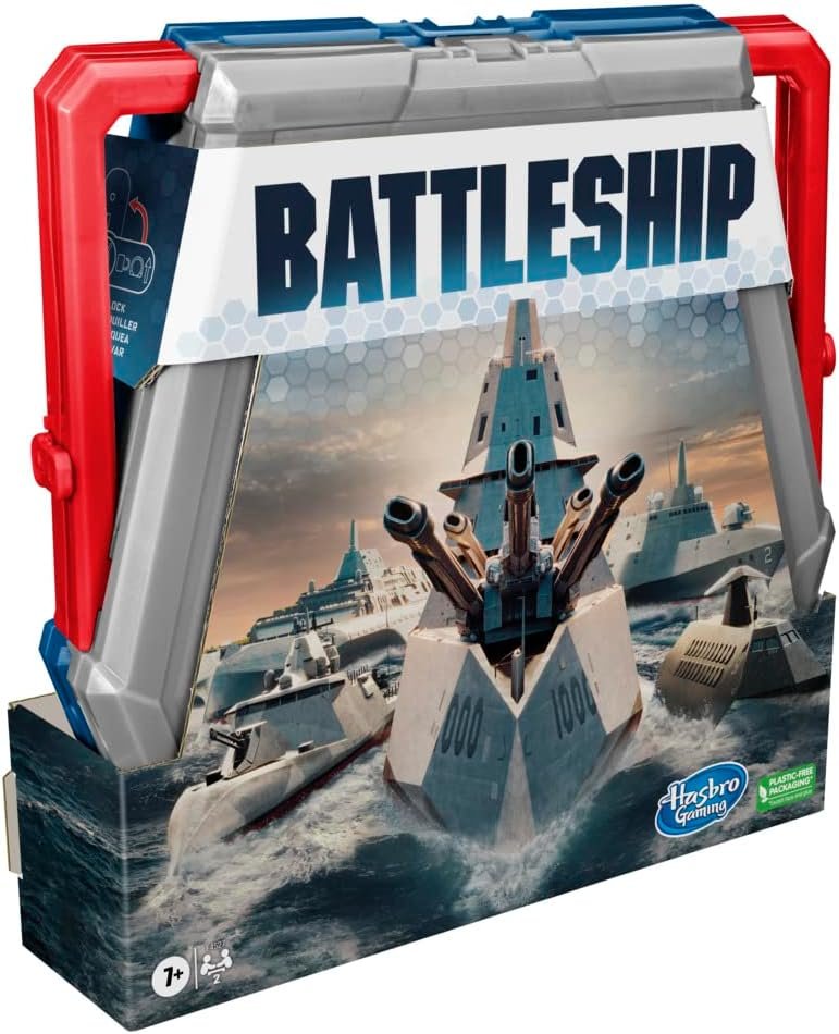 Battleship Classic Board Game, Strategy Game for Kids Ages 7 and Up, Fun for 2 Players