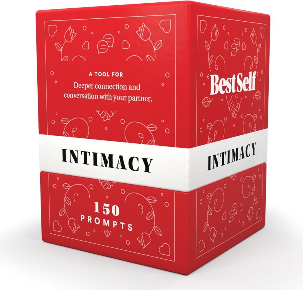 BestSelf Intimacy Deck 150 Relationship Building Conversation Cards Starters Couples Games, Meaningful Couples Card Game - Romantic Couples Strengthen Relationship cards, and Questions for Couples