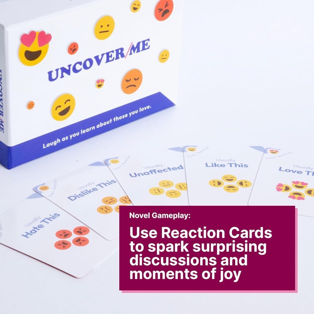 Uncover Me: Interactive Adult Card Game for Couples and Friends, Date Night Party Game, Communication and Conversation Starter